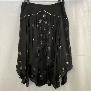 Temperly London Skirt 100% silk silk 6